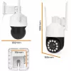 ORLLO TZ11 4K 8MP PTZ IP kamera su Wi-Fi ir 4G LTE, Tuya Smart, Pan-Tilt, lauko apsaugos