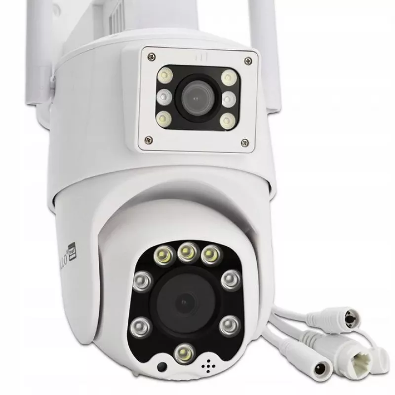 ORLLO TZ8 Dviguba 4MP+4MP 4G Wi-Fi IP kamera