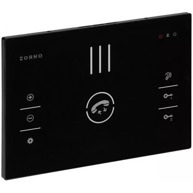 ORNO OR-DOM-BA-933/B Audio Intercom Set, Single-Family, 2-Wire, Keypad, RFID, Black