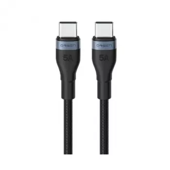 ORSEN S53 USB-C į USB-C laidas 3A 1m juodas