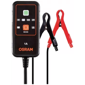 OSRAM BATTERYcharge 901 6V/12V 1A automatinis akumuliatoriaus įkroviklis švino-rūgštiniams akumuliatoriams