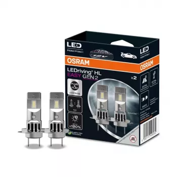 OSRAM LED lemputė 2 vnt. H7 12V 16W PX26D
