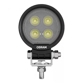 Osram ROUND WL VX80-WD LED darbinis prožektorius, 10W, 12/24V, 800lm, 6000K, platus spindulys, IP67, ECE R10, DT jungtis, 80mm