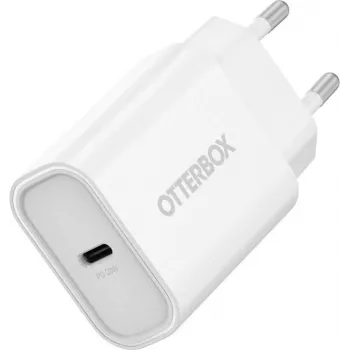 OtterBox 20W USB-C PD sieninis įkroviklis - Baltas - Europa