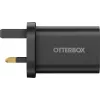 OtterBox 30W USB-C PD sieninis įkroviklis - juodas 78-81345