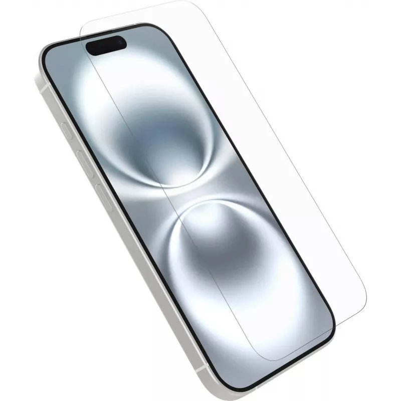 OtterBox Alpha Glass Screen Protector, skirta Apple iPhone 16 – skaidrus grūdintas stiklas