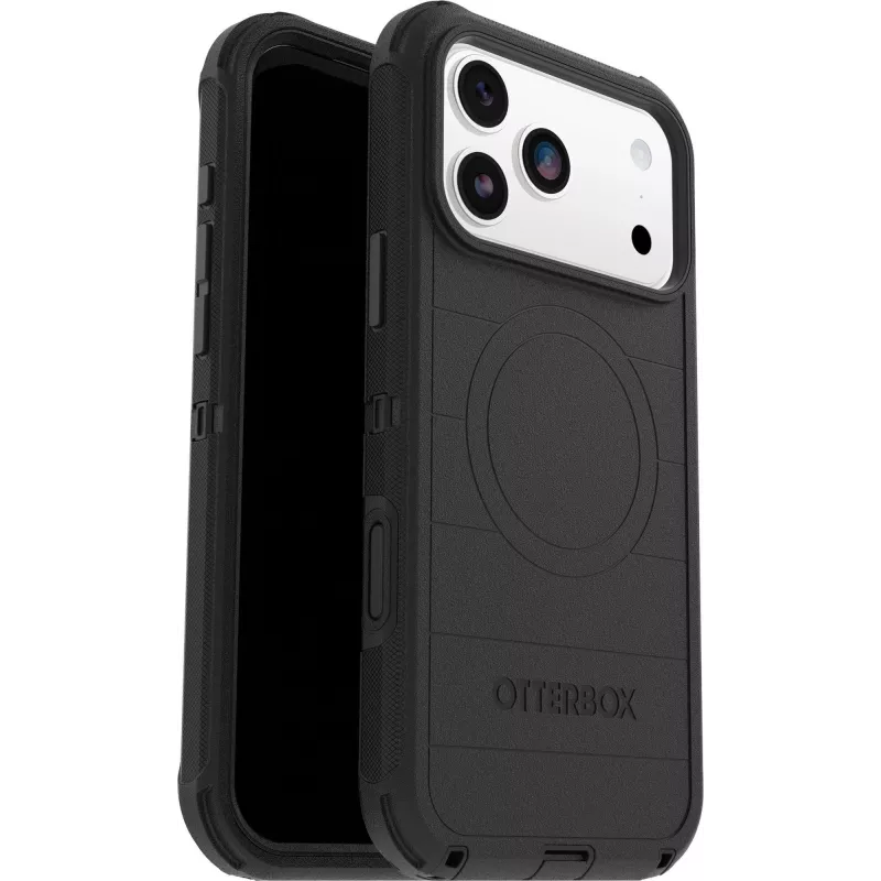OtterBox Defender Pro MagSafe Camera Control Case, skirta iPhone 17 Pro Max - juoda