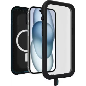 OtterBox FRE MagSafe apsauginis dėklas, skirtas Apple iPhone 15 - juodas