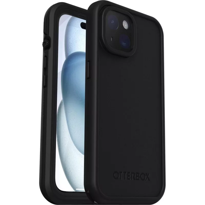 OtterBox FRE MagSafe apsauginis dėklas, skirtas Apple iPhone 15 - juodas