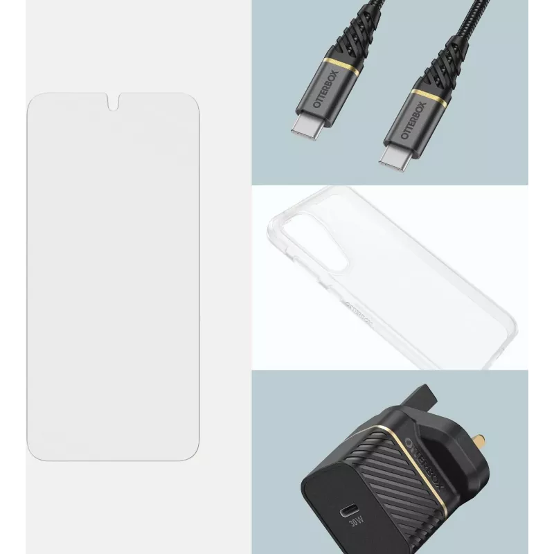 OtterBox Glass Screen Protector, skirta “Samsung Galaxy A55 5G” - skaidrus grūdintas stiklas