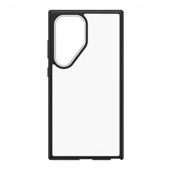 OtterBox React dėklas Samsung Galaxy S24 Ultra - juodas krištolo skaidrumo/juodas su Drop+ apsauga