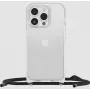 OtterBox React dėklas su dirželiu Apple iPhone 15, suderinamas su MagSafe, skaidrus, karinio lygio apsauga nuo kritimo