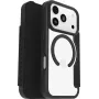 OtterBox React Folio MagSafe, skirta iPhone 17 Pro, Black Crystal - skaidri/juoda