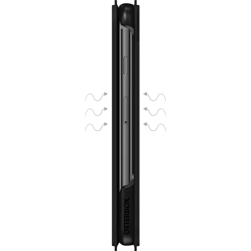 OtterBox Strada Series atlenkiamas dėklas Apple iPhone 6/6s/7/8/SE (2-oji ir 3-ioji karta) - juodas
