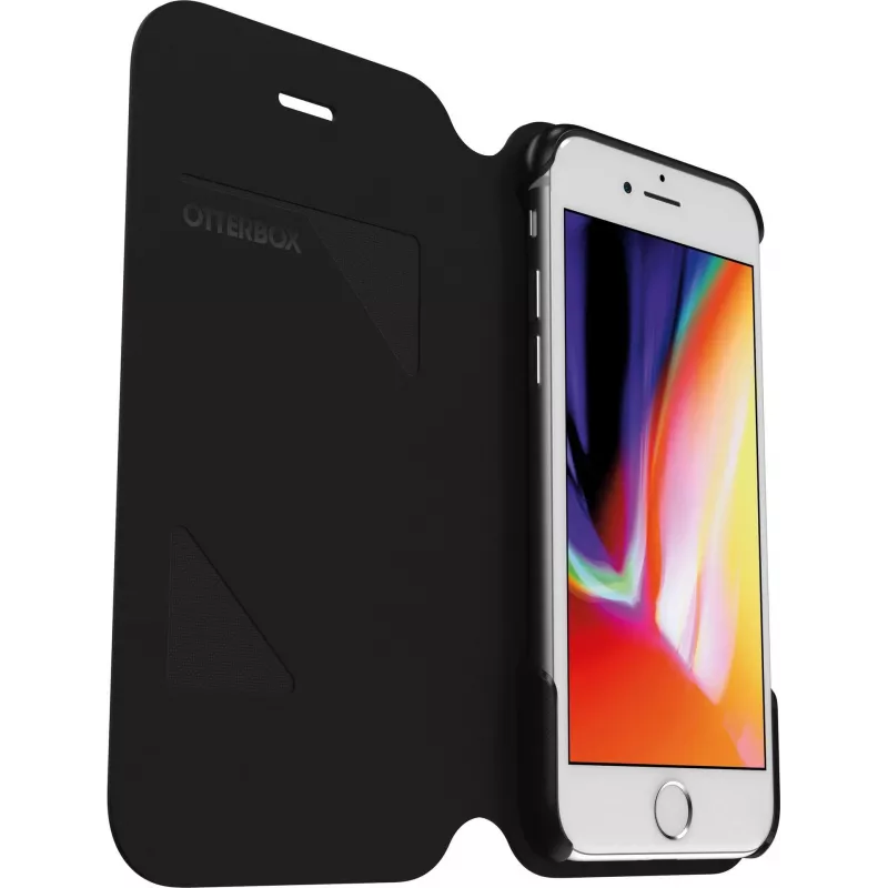 OtterBox Strada Series atlenkiamas dėklas Apple iPhone 6/6s/7/8/SE (2-oji ir 3-ioji karta) - juodas