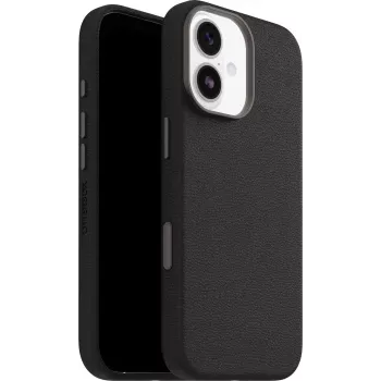 OtterBox Symmetry Cactus Leather Camera Control Case, skirta iPhone 17 - Noir Ash Black