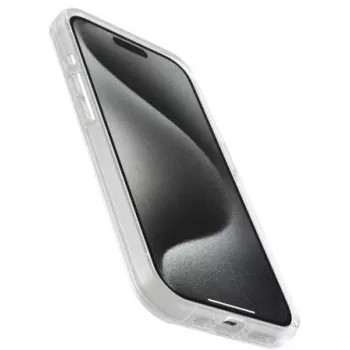 OtterBox Symmetry Series Back Cover, skirta Apple iPhone 15 Pro, skaidrus - polikarbonatas ir sintetinė guma, 3X karinė apsauga nuo kritimo, suderinama su belaidžiu įkrovimu