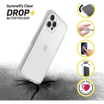 OtterBox Symmetry Series Case for iPhone 12 and iPhone 12 Pro - Clear