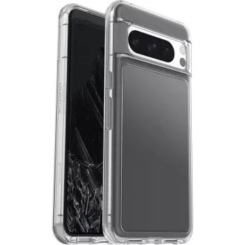 OtterBox Symmetry Series Clear Back Cover, skirta Google Pixel 8 Pro - Polikarbonatas, Sintetinė guma - Skaidri