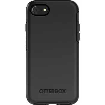 OtterBox Symmetry Series Pro Pack - Galinis dangtelis, skirtas Apple iPhone 7, 8, SE (2-os kartos), SE (3-ios kartos) - Polikarbonatas, Sintetinė guma - Juoda