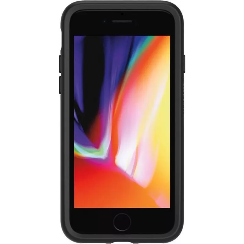 OtterBox Symmetry Series Pro Pack - Galinis dangtelis, skirtas Apple iPhone 7, 8, SE (2-os kartos), SE (3-ios kartos) - Polikarbonatas, Sintetinė guma - Juoda