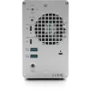 OWC Mercury Elite Pro Dual 2 lizdų RAID korpusas su 3 prievadų USB šakotuvu, USB 3.2 Gen 2 Type-C (sidabrinis)