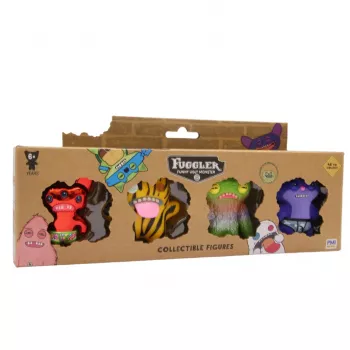 P.M.I. KIDS WORLD FUGGLER S2 FIGURES - 4 PAKUOTĖ (ASORTIMENTAS)