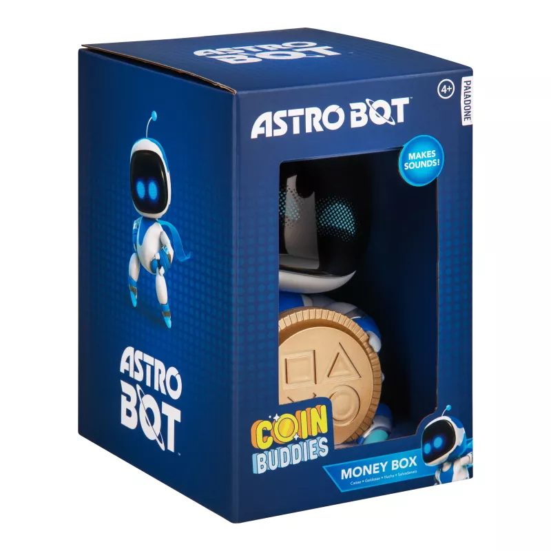 Paladone AstroBot Coin Buddies įvairiaspalvė roboto taupyklė