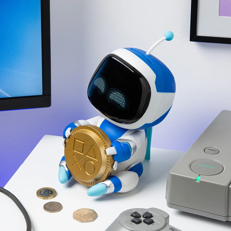 Paladone AstroBot Coin Buddies įvairiaspalvė roboto taupyklė