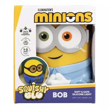 Paladone Bob SquishyGlo silikoninis šviestuvas, įkraunamas - SpongeBob SquarePants nuotaikos šviesa