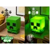 Paladone Minecraft Creeper SquishyGlo Silikoninis Šviestuvas Įkraunamas – Pripgęstantis Žalias LED Naktinis Šviestuvas su 3 Ryškumo Lygiais ir Micro USB Įkrovimu