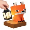 Paladone Minecraft Fox Solar Light - LED lauko dekoratyvinė figūrėlė su prieblandos jutikliu, šiltai balta šviesa, atspari purslams