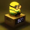 Paladone Minions Icon žadintuvas - skaitmeninis LED, maitinamas USB, snaudimo funkcija