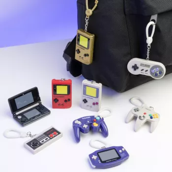 Paladone Nintendo Backpack Buddies 3 serija kolekciniai raktų pakabukai aklose pakuotėse (24 vnt. prekybinis stendas, V3)