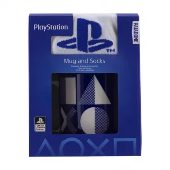 PALADONE PlayStation 5 puodelis + kojinių rinkinys