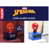 Paladone Spider-Man Icon žadintuvas - skaitmeninis LED, raudonas/juodas
