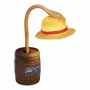 Paladone Straw Hat Posable Light - Oficialiai licencijuota One Piece LED stalinė lempa, USB maitinama, šilta balta šviesa