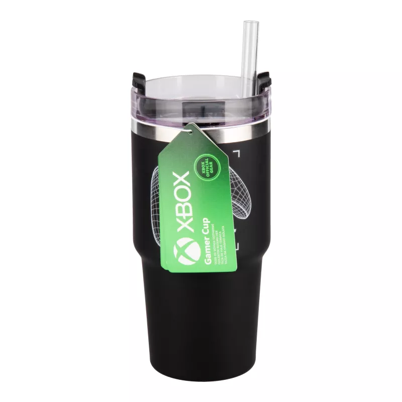 Paladone Xbox Gamer Cup - keraminis puodelis su valdymo pulto rankena, 300 ml, juodas/žalias