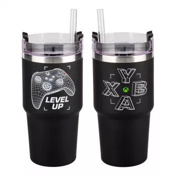 Paladone Xbox Gamer Cup - keraminis puodelis su valdymo pulto rankena, 300 ml, juodas/žalias