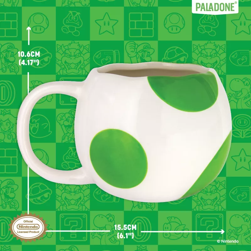 Paladone Yoshi kiaušinio formos puodelis