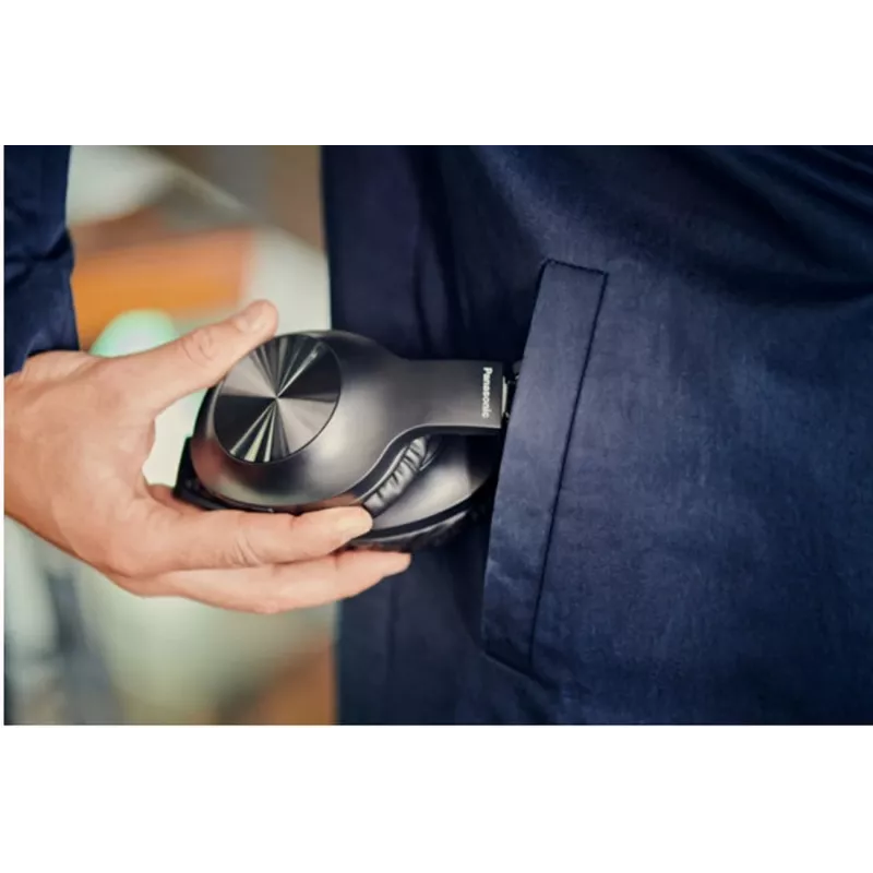 Panasonic RB-HX220BDEK ant ausų Bluetooth ausinės, juodos