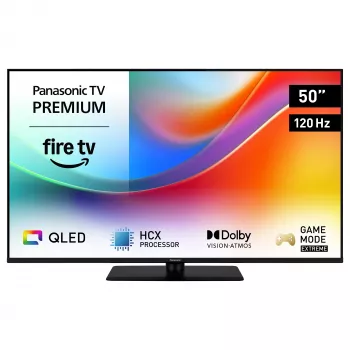 Panasonic TV-50W85B 50 inch 4K QLED Smart TV su Fire TV, 120Hz, HDR, Dolby Atmos
