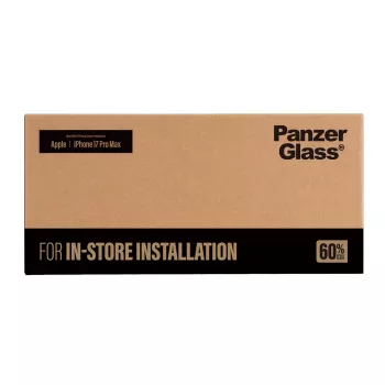 PanzerGlass 2-Way Privacy Screen Protector, skirta iPhone 17 Pro Max, Ultra-Wide Fit, suderinamas su FastFit, grūdintas stiklas, skaidrus, 1 vnt.