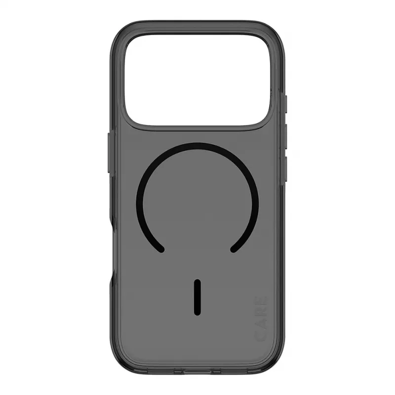 PanzerGlass CARE Smokey dėklas su juodu MagSafe, skirtas iPhone 17 Pro