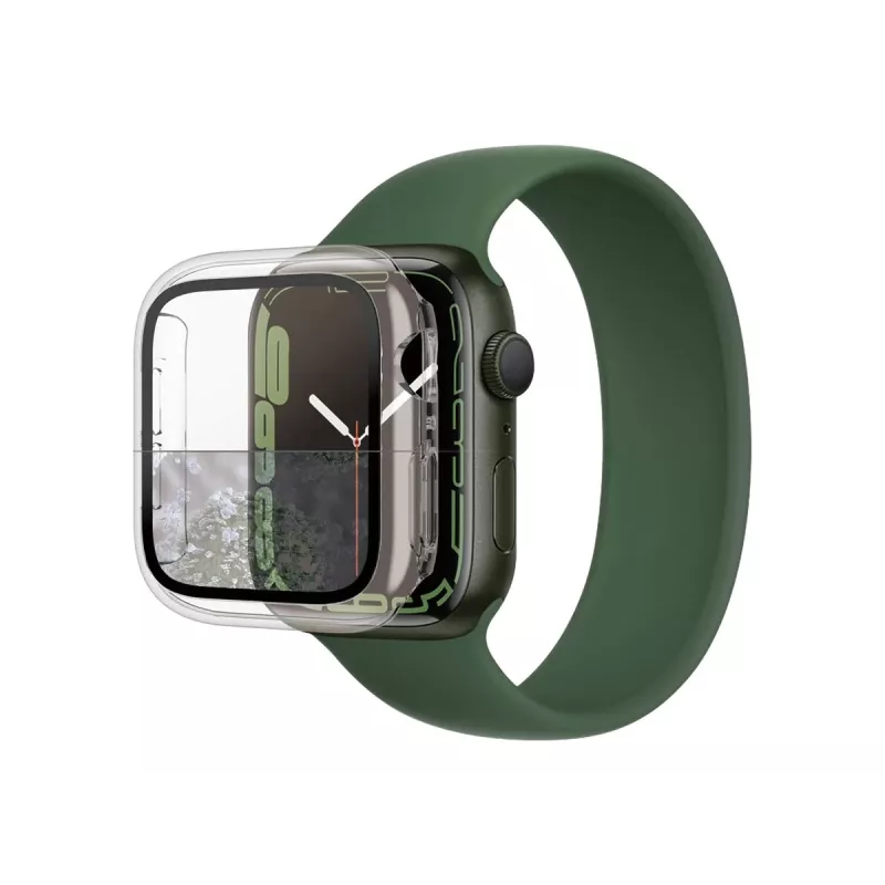 PanzerGlass Full Body Protector, skirtas Apple Watch Series 7/8/9 41mm – Skaidrus 9H grūdintas stiklas