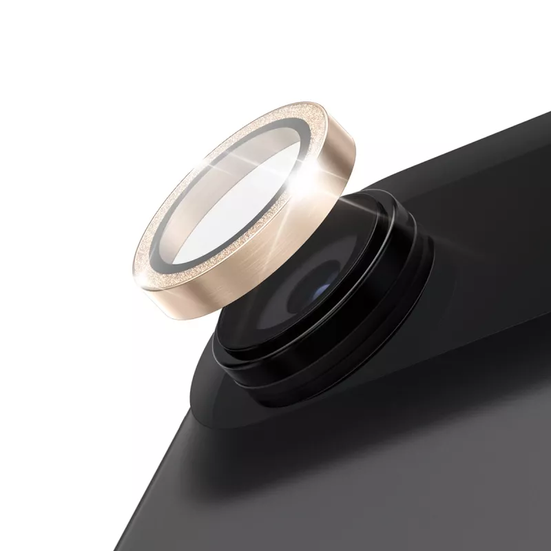 PanzerGlass Hoops Glitter Gold Camera Lens Protector, skirtas iPhone 13 Pro / 13 Pro Max