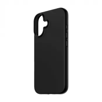 PanzerGlass SAFE TPU dėklas, skirtas Apple iPhone 16 – juodas (perdirbtas, MagSafe, karinis kritimo testas)