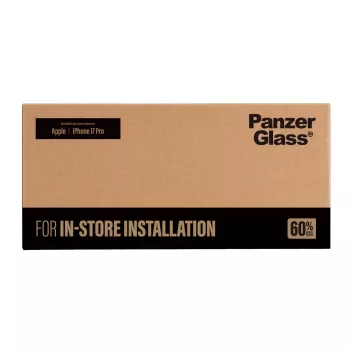 PanzerGlass ekrano apsauga iPhone 2026 Pro | 17 Pro | Ultra-Wide Fit, skirta FastFit montavimo mašinai