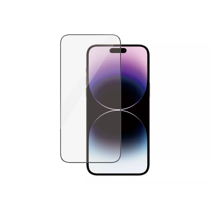 PanzerGlass Ultra-Wide Fit Screen Protector, skirtas Apple iPhone 14 Pro Max (6,7 colio) – Grūdintas stiklas, Antibakterinis, 9H, Įskaičiuotas Easy Aligner