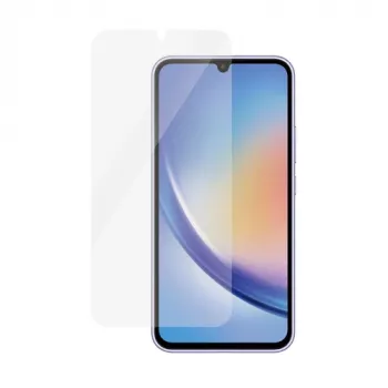 PanzerGlass Ultra-Wide Fit Apsauginis stiklas Samsung Galaxy A34 5G (skaidrus, 9H kietumas, antibakterinis, nuo krašto iki krašto)